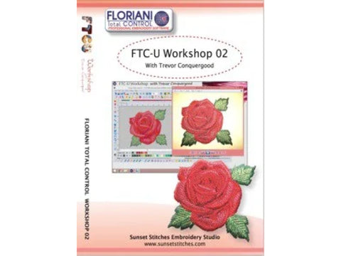 Floriani Total Control-U DVD 2 featuring a red rose design.