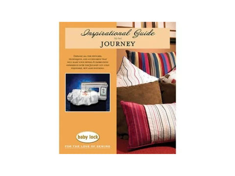 A guide for sewing and embroidery with a sewing machine and decorative pillows.