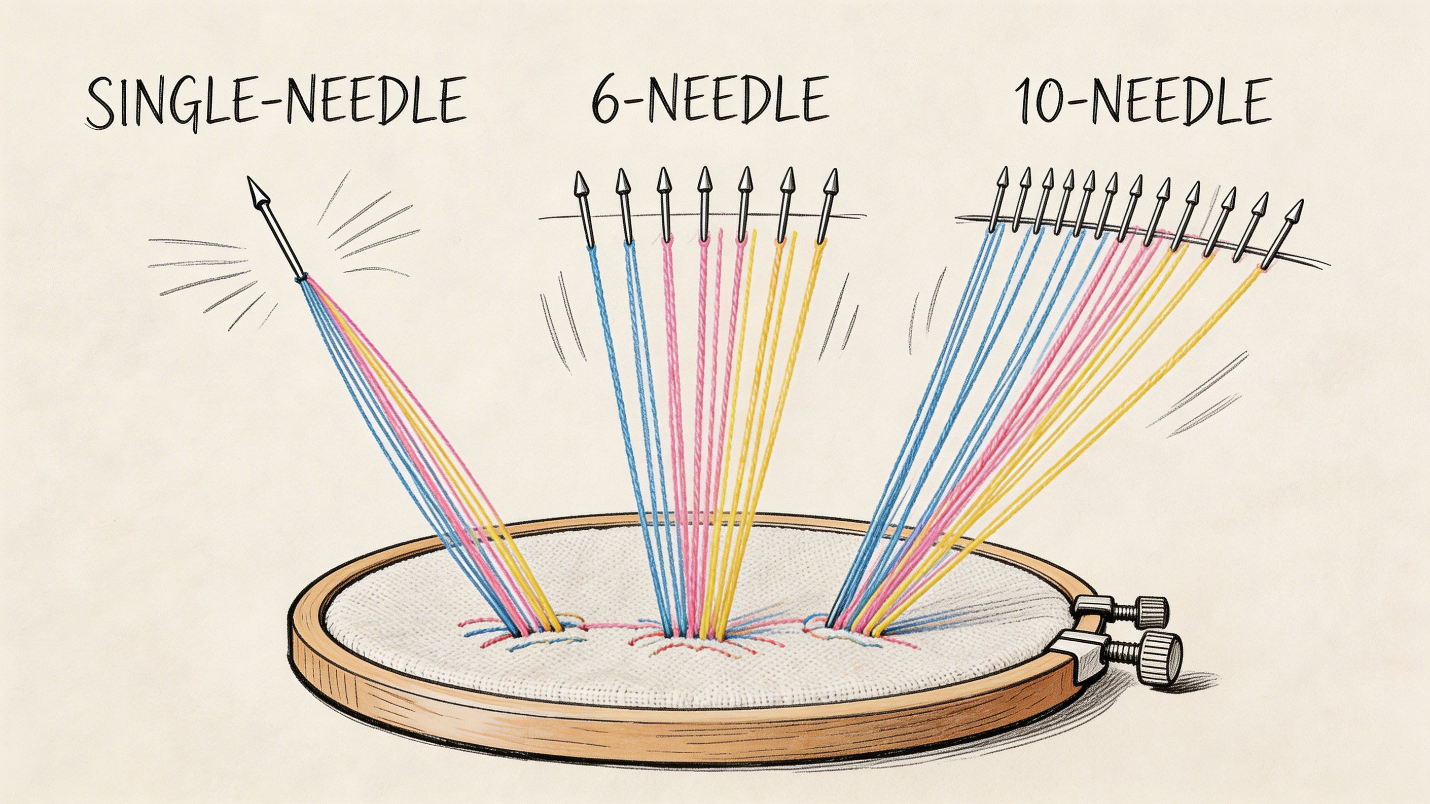 Finding the Best Multi Needle Embroidery Machine in 2026 – B-Sew Inn
