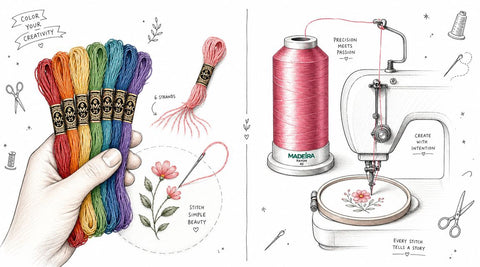 Embroidery Floss vs Thread: A Complete Guide