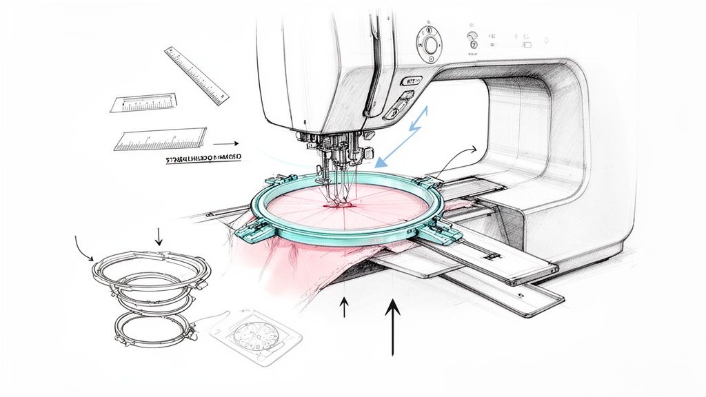 Master Your Machine With an Embroidery Hoop for Sewing Machine – B-Sew Inn