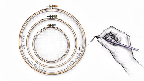 A Crafter's Guide to Embroidery Hoops Sizes for Perfect Projects