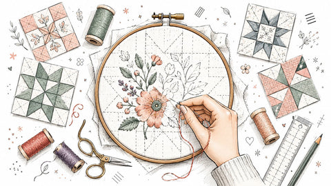Embroidery on Quilt Blocks: A Practical How-To Guide