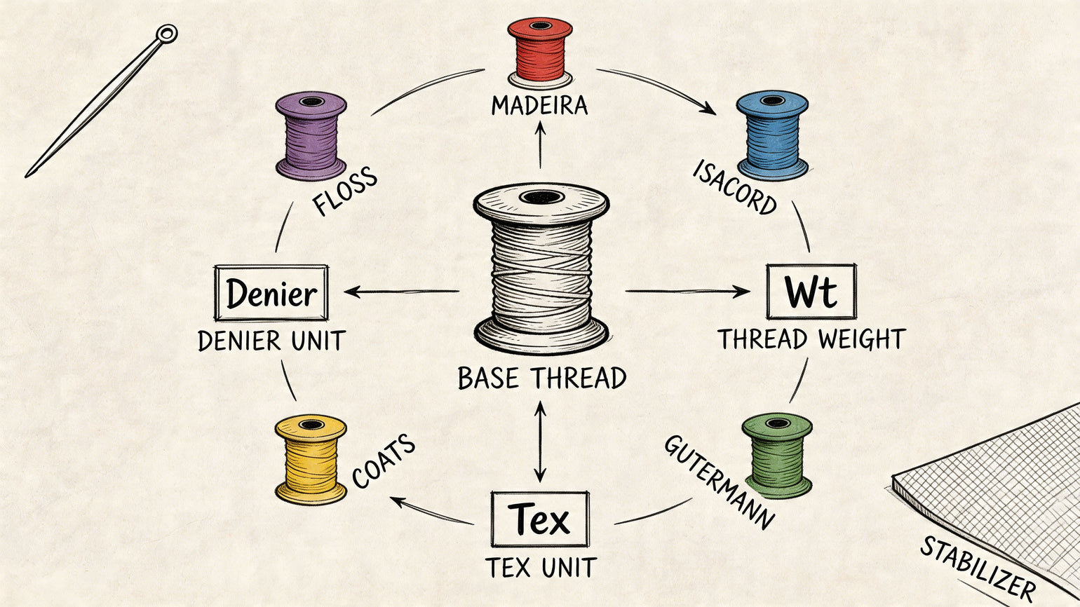 Embroidery Thread Conversion Chart Your Ultimate Guide – B-Sew Inn