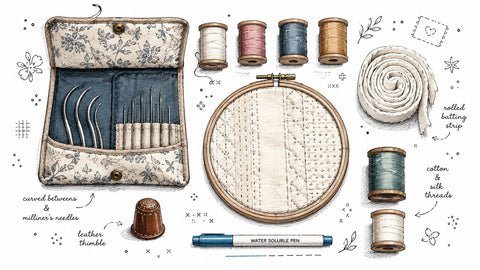 Hand Quilting Supplies That Make Every Stitch Count