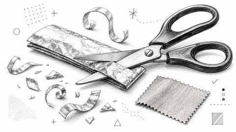 How to Sharpen Scissors with Aluminum Foil