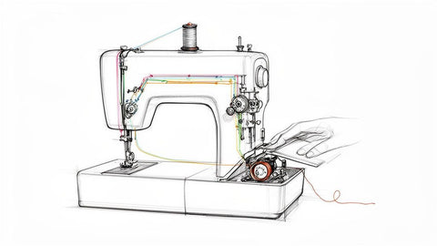 How to Thread a Sewing Machine A Guide for Perfect Stitches – B-Sew Inn