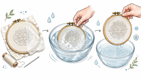 How to Use Water Soluble Stabilizer for Embroidery