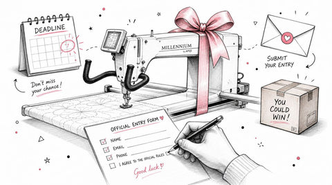 How To Win a Long Arm Quilting Machine Giveaway