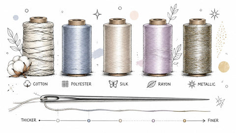Machine Quilting Thread Guide: Fiber Types & Weights