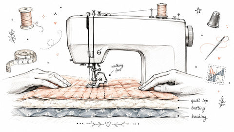 Machine Quilting with Walking Foot: Essential Techniques