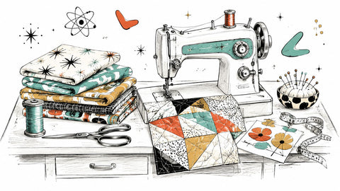 Mid Century Fabrics Guide for Sewing and Quilting Projects