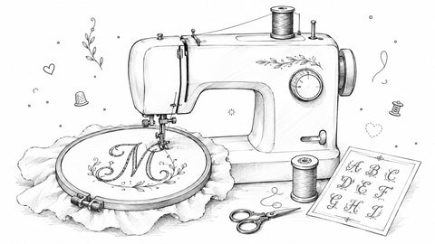 Create a Monogram with Sewing Machine: Your Guide To