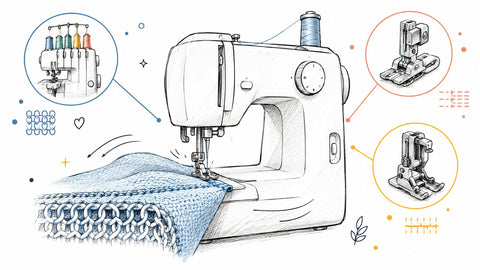 Sewing Machine for Knit Fabrics: The Complete Buyer's Guide