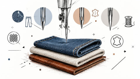 Sewing Machine Needle for Thick Fabric