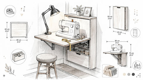 Sewing Tables for Small Spaces That Actually Work