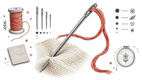 Size 7 Embroidery Needles Explained and How to Use Them