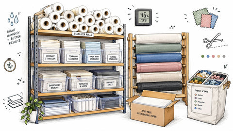 Stabilizer Storage Embroidery Guide
