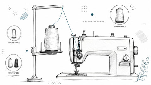 Thread Stands Sewing Machines