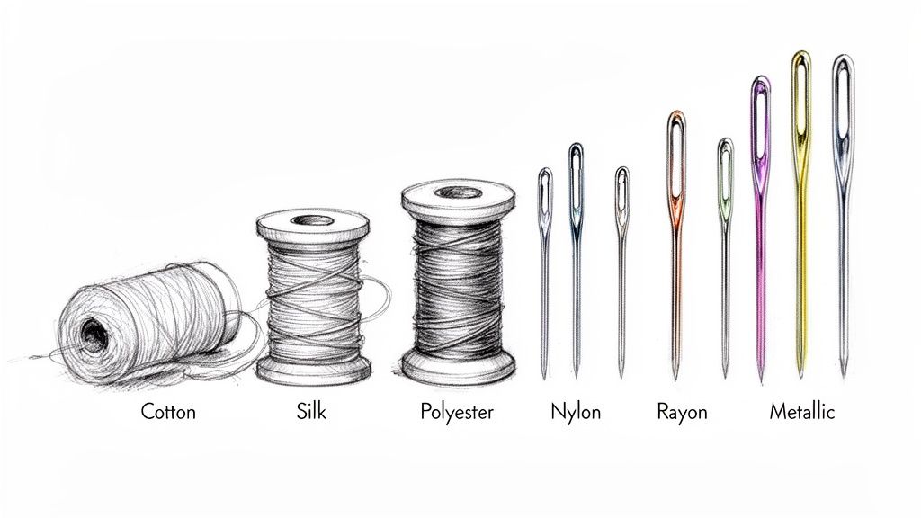 Threads In Sewing A Crafter's Guide to Types of Sewing Thread – B-Sew Inn