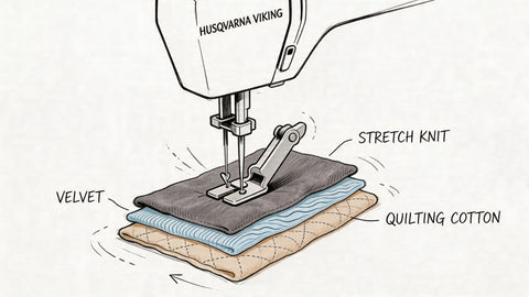 Unlock Perfect Stitches: Walking Foot for Husqvarna Viking