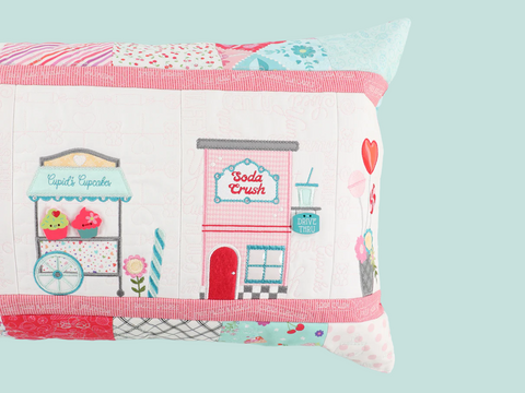 Kimberbell Sweetheart Street Bench Pillow Kit