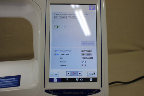 Brother DreamMaker XE VE2200 Embroidery Machine Pre-Owned