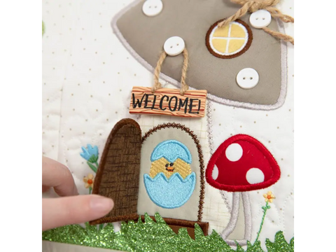 Kimberbell Hoppin Down the Bunny Trail Bench Pillow Kit