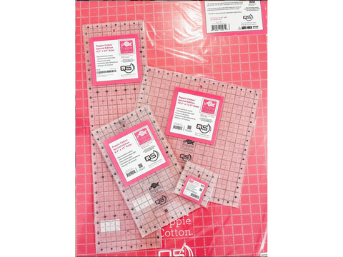 Quilters Select Non Slip Quilting Ruler - 12.5" x 12.5" Poppie Cotton