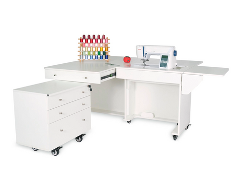 Kangaroo & Joey Dual Rail Electric Lift Sewing Cabinet