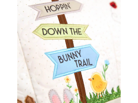 Kimberbell Hoppin Down the Bunny Trail Bench Pillow Kit