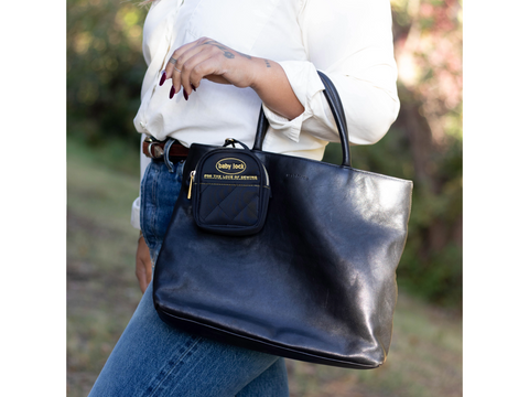 Baby Lock Nano Mini Tote with Gold Logo & Components