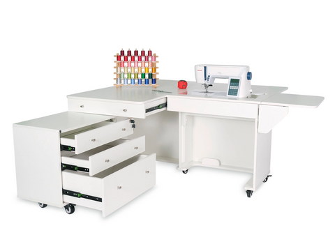 Kangaroo & Joey Dual Rail Electric Lift Sewing Cabinet