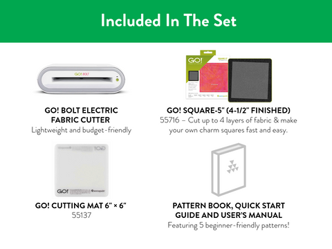 GO! Bolt® Electric Fabric Cutter Starter Set