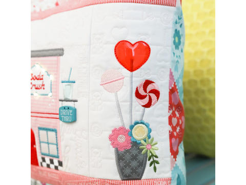 Kimberbell Sweetheart Street Bench Pillow Kit