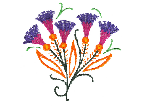 Anita Goodesign Fiesta Flowers Full Collection