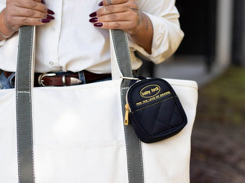 Baby Lock Nano Mini Tote with Gold Logo & Components