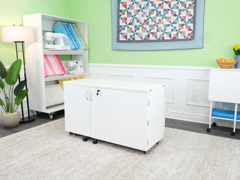 Kangaroo Aussie Dual Rail Electric Lift Sewing & Serger Cabinet