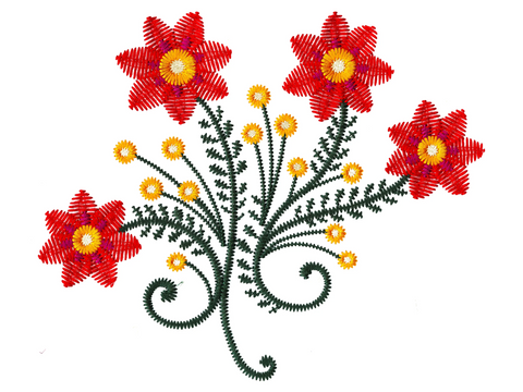 Anita Goodesign Fiesta Flowers Full Collection