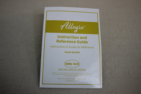Preowned Baby Lock Allegro Sewing & Quilting