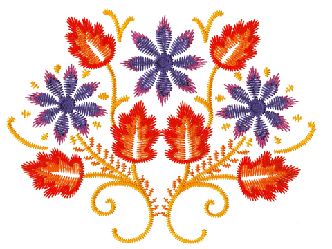 Anita Goodesign Fiesta Flowers Full Collection
