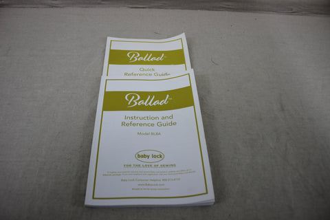 Baby Lock Ballad Sewing Machine-Pre-Owned