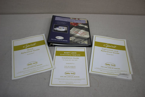 Preowned Baby Lock Spirit Dedicated Embroidery
