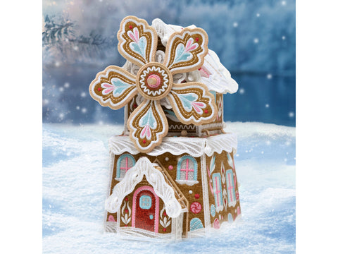 OESD Freestanding Gingerbread Windmill