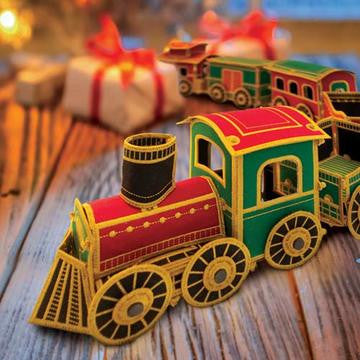 OESD Freestanding Holiday Train Set