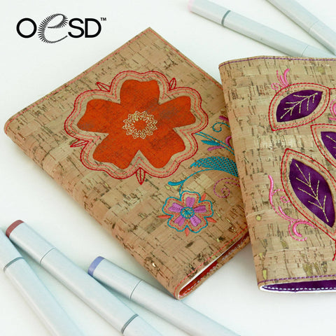 OESD Reverse Applique Notebook Covers