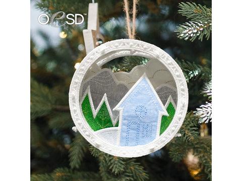 OESD Freestanding Shadow Box Ornaments