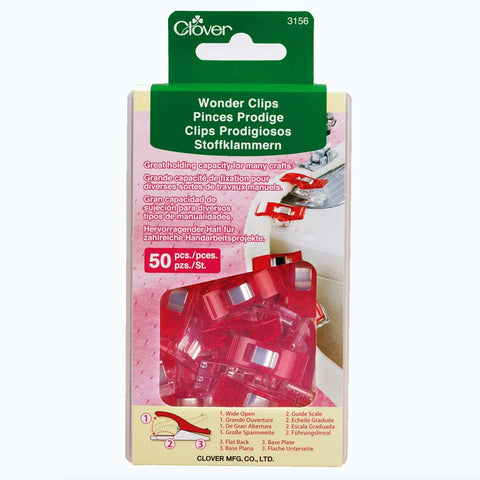 Clover Wonder Clips 50Ct