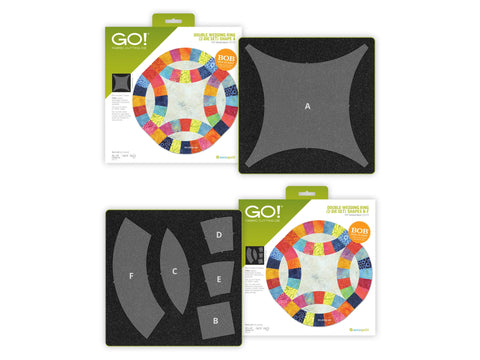 AccuQuilt GO! Double Wedding Ring-11 ½” Finished (2-Die Set)