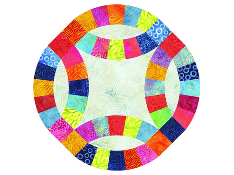 AccuQuilt GO! Double Wedding Ring-11 ½” Finished (2-Die Set)